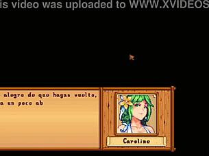 jodi and caroline relax in the stardew valley spa