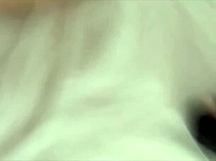 Latina masturbates then gets hard sex in high heels