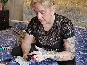 Checking out my sex toys