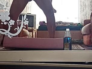 Kazakh couple creates home video