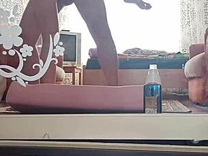 Kazakh couple creates home video