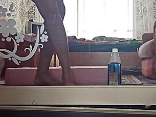 Kazakh couple creates home video