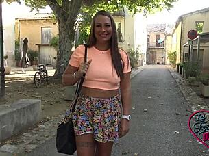 Mila the Belgian Slut Gets Assfucked Outdoors