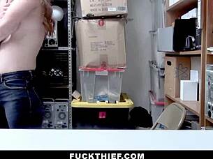 i caught that teen stealing a toy and punished her with my cock