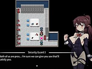 Corporate Succubus Banged in Bondage Gangbang.