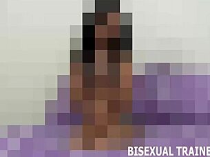 i will teach you to suck cock with this