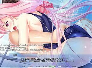 Making my stepsis wet in the pool?