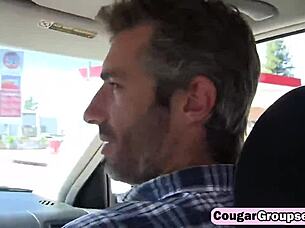 Hot Cougar Milfs Feel Intense Pleasure In Group Sex With Teasing And Doggy