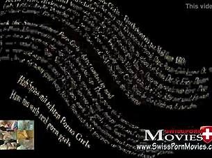 amanda jane sucks four cocks in german orgy party