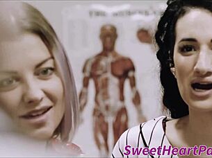 arabelle raphael oralled before vigorous fingering