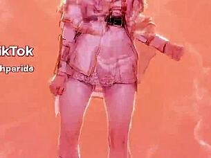 Ai art tiktok dance compilation featuring frieren, toga, and eva in 3d hentai style