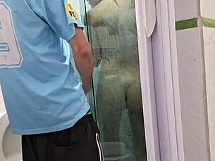 Teen Asks To Use Bathroom With Her In Shower