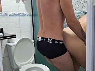 Teen Asks To Use Bathroom With Her In Shower