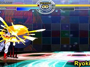 Kuromaru Battles Lilith Queen Of Fighters