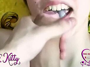 i rid my boyfrend barebak and he cum on my fase