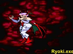 Kuromaru Battles Lilith Queen Of Fighters