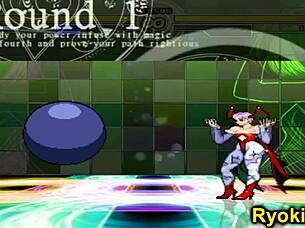 Kuromaru Battles Lilith Queen Of Fighters