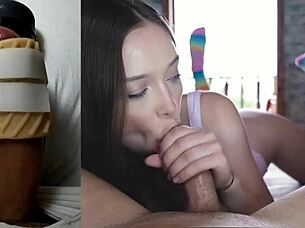 gooning session with handy, clothes ripped off 😏 part 1