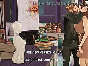 Peggy and Steve's naughty 3D preview.