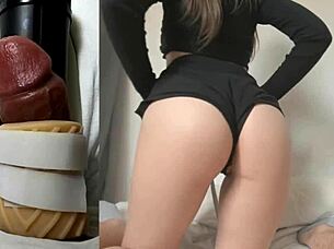 gooning session with handy, clothes ripped off 😏 part 1