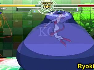 Kuromaru Battles Lilith Queen Of Fighters