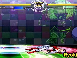 Kuromaru Battles Lilith Queen Of Fighters