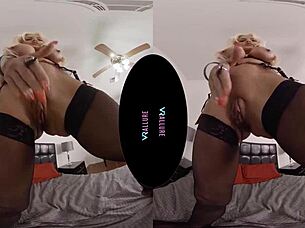 Vrallure mistress mommy commands with vibrator in lingerie