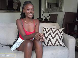 black model bitch stretched by bwc in fake amateur audition