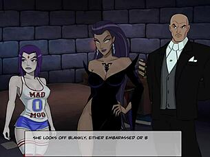i play basketball with raven in dc comics