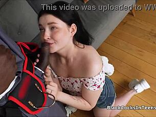 dark haired petite milks handyman's bbc emotionally