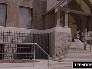 teenfidelity good girl nickey huntsman gets naughty after bible study