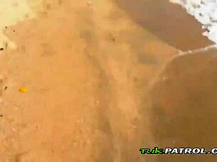 Asian Teen Threesome Blowjob With Backpacker in POV Action