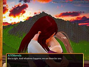 I explore my new family in this cartoon game adventure.