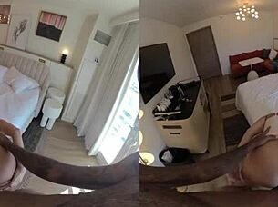 Hot wife rio blaze enjoys interracial with shaundam in 3d vr.