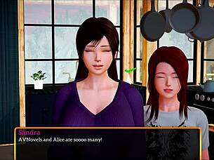 I explore my new family in this cartoon game adventure.