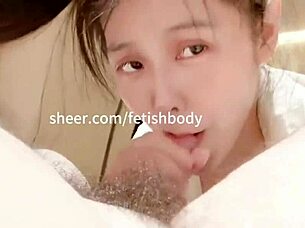 interactive blowjob with rough teasing, deepthroat, and toy play