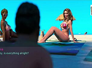 I'm the wife and stepmother in this cartoon scene