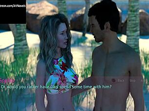 I'm the wife and stepmother in this cartoon scene