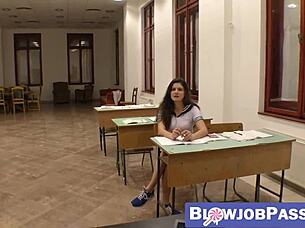 Young francesca dicaprio tricks her way into a hard dicking session