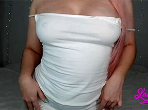 lady bel teases in little dress