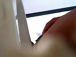 spying on someone using the bathroom toilet