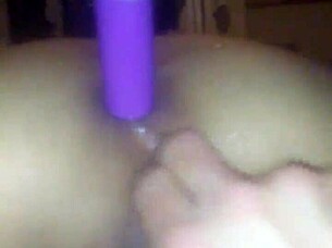 Homemade MILF Whore Gets Asshole Fucked with Vibrator Toys in Detailed Assfucking Session.
