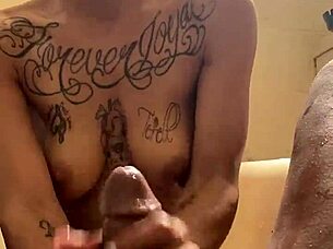 strawberry lulu passionately blows druffbandit's big cock in tub