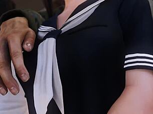 Koharu Gets Fucked In Train!