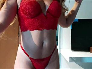 Bored latina blonde with big ass in homemade video