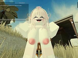 I Am Riding And Getting Blowjob In Roblox Porn, Deepthroat And Assfucking With Big Tits