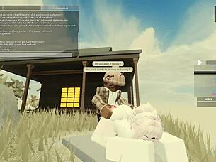 I Am Riding And Getting Blowjob In Roblox Porn, Deepthroat And Assfucking With Big Tits