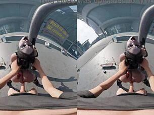 Реальный 18к трах Харли Квинн на публике перед приходом полиции - смеясь стоя в догги-стайле пойманы