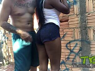 alone in the backyard with a naughty slut, big cocks and outdoor fun.