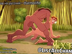 i watched this mailo tarzan gay sex animation and it was so hot and detailed with intense scenes